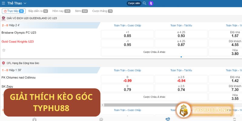Kèo góc typhu88 - Hướng dẫn chi tiết chơi và tỷ lệ cược tại nhà cái uy tín Typhu88