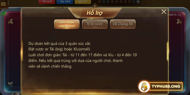 tai xiu obline typhu88 2